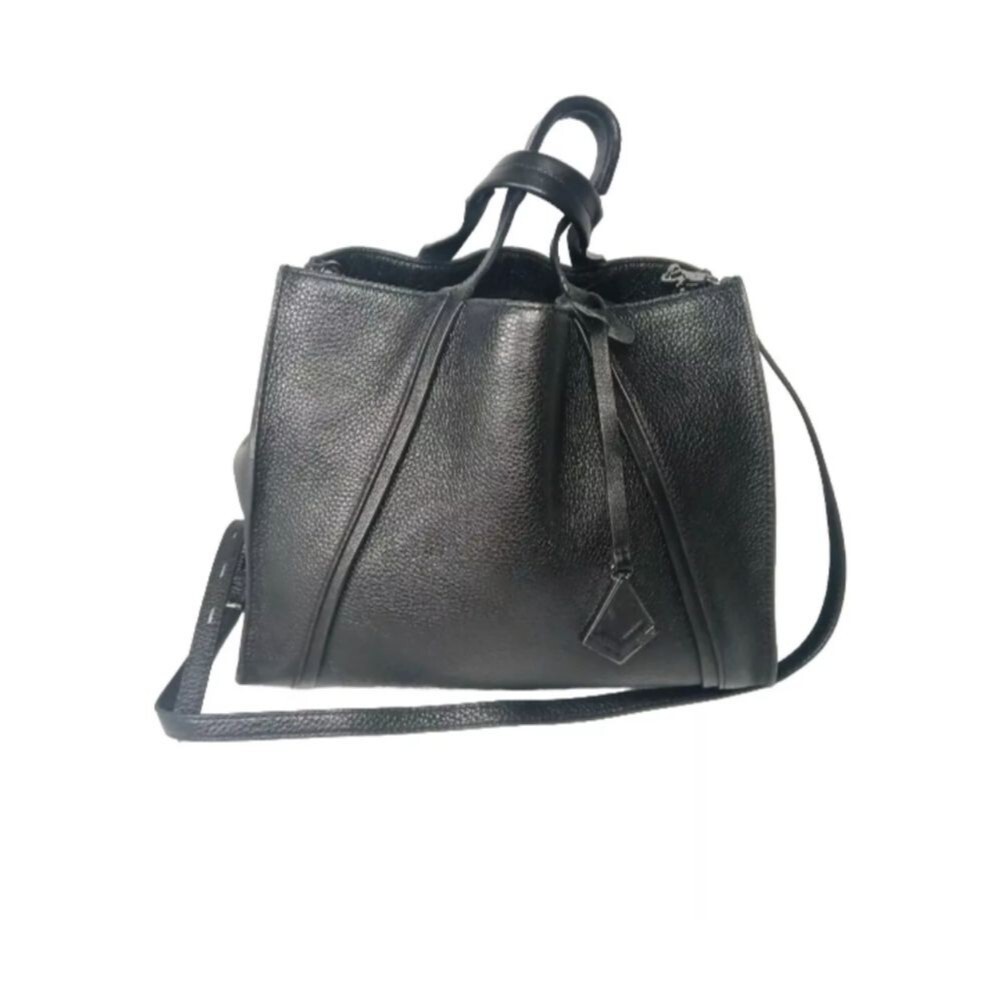 BOTKIER Leather Handbag Soho Tote Black Shoulder Bag